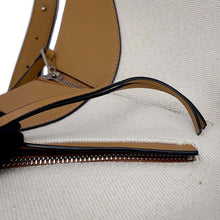 Load image into Gallery viewer, LOEWE Hammock Shoulder Bag Ken Price collaboration Beige/Brown Canvas Leather Size Small
