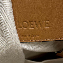 将图像加载到图库查看器中，LOEWE Hammock Shoulder Bag Ken Price collaboration Beige/Brown Canvas Leather Size Small
