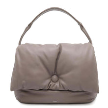 Load image into Gallery viewer, CELINE Pillow Shoulder Bag Gray Leather
