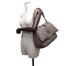 Load image into Gallery viewer, CELINE Pillow Shoulder Bag Gray Leather
