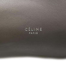 Load image into Gallery viewer, CELINE Pillow Shoulder Bag Gray Leather
