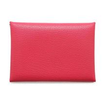 将图像加载到图库查看器中，HERMES Calvi Duo Rose Extreme Chevre Myzore Goatskin
