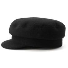 Load image into Gallery viewer, HERMES Julietta Cap Size 58 Black Wool 70% Cashmere30%
