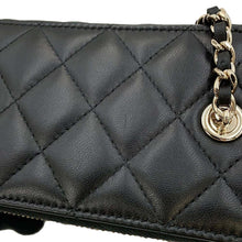 将图像加载到图库查看器中，CHANEL Matelasse Chain vanity bag BlackAP1341 Lambskin
