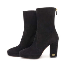 将图像加载到图库查看器中，Dior D-RISE EncreBoots BlackKDI494VVVS900 suede Size 36.5
