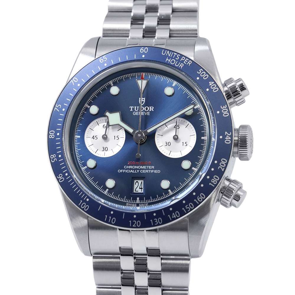 TUDOR Black Bay Chrono Boutique Limited Edition W41mm Stainless Steel Blue DialM79360B-0002