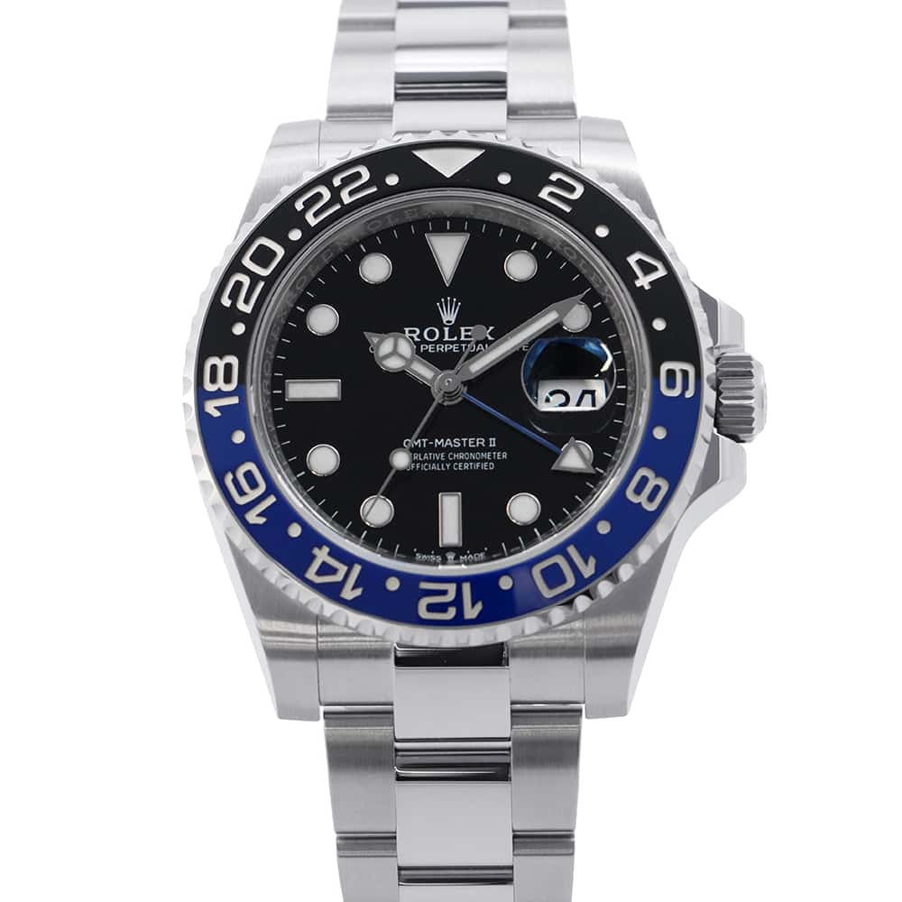 ROLEX GMT MasterII W40mm Stainless Steel Black Dial126710BLNR