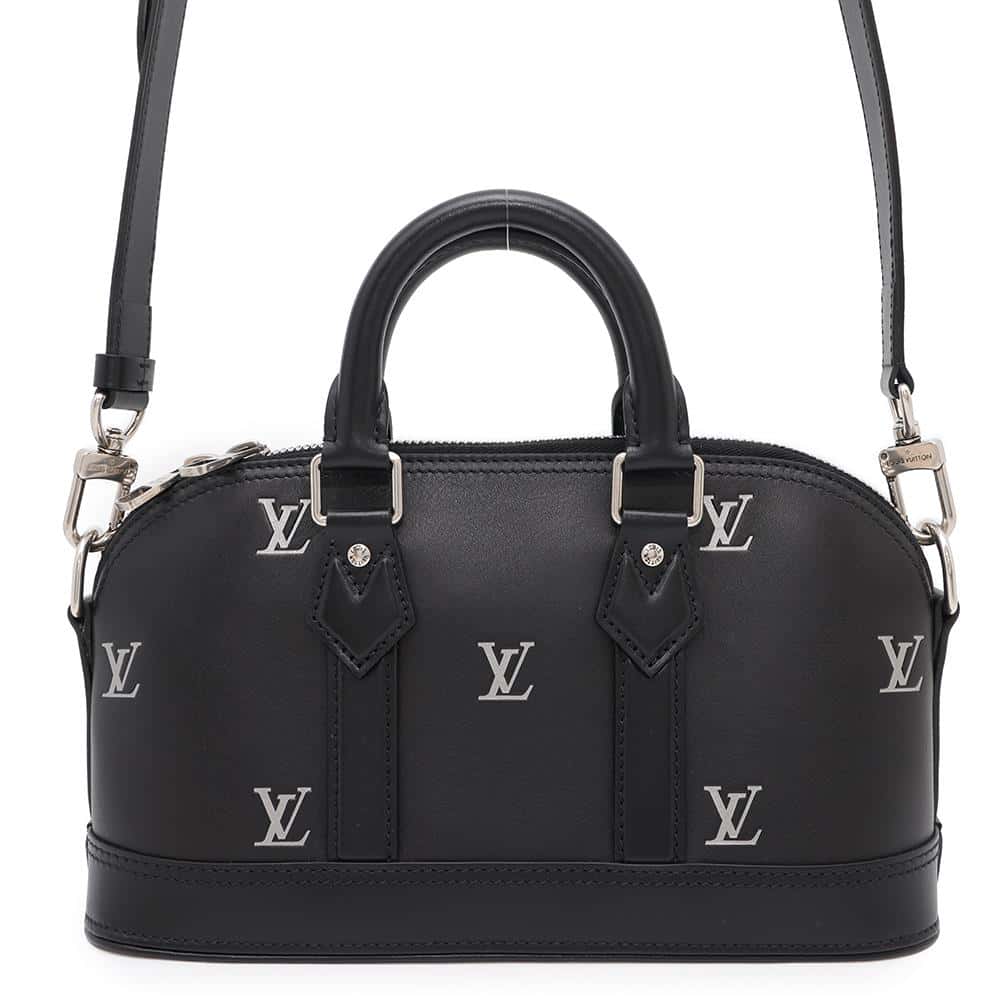 LOUIS VUITTON Alma EW NoirM24529 Calf Leather