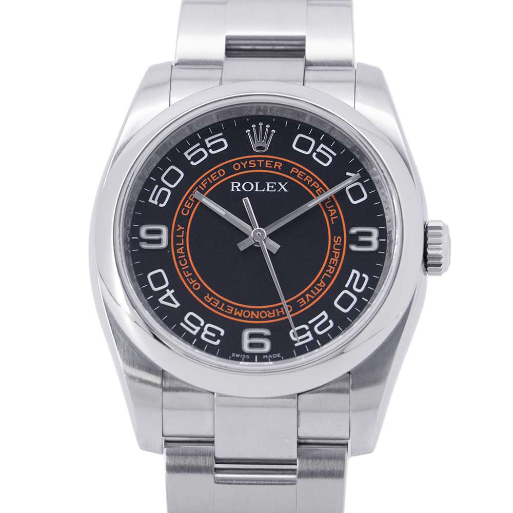 ROLEX ★Oyster Perpetual W36mm Stainless Steel Black Dial116000