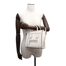 Load image into Gallery viewer, CELINE Luggage shopper White168243 Leather Size Nano
