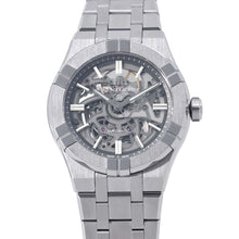 将图像加载到图库查看器中，MAURICE LACROIX Icon Automatic Skeleton W39mm Stainless Steel Dark Gray/Sapphire/Flange DialAI6007-SS002-030-1
