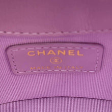 Load image into Gallery viewer, CHANEL ChainClutch Mini Shoulder PurpleAP3924 Lambskin Size Nano
