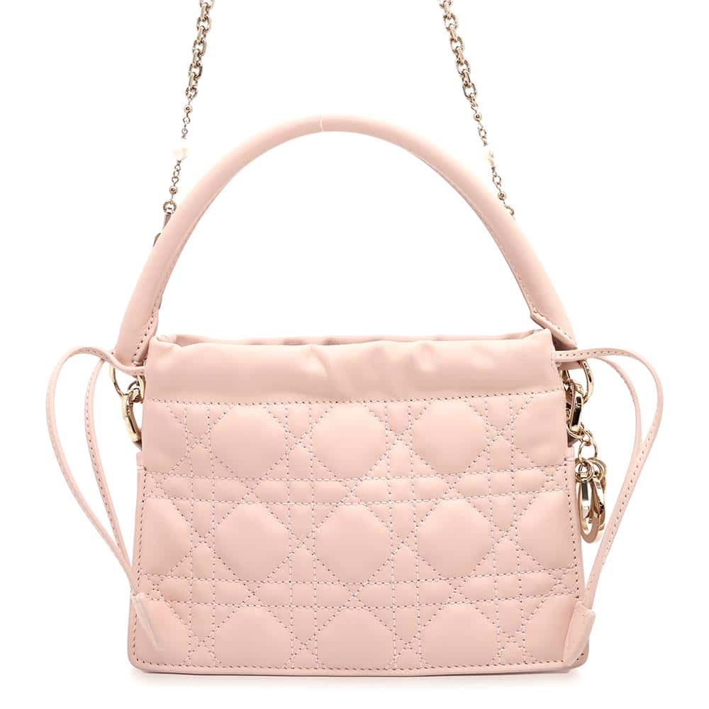 Dior Lady Dior Milly 2WAY Handbag PinkS0981ONMJ Lambskin Size Mini