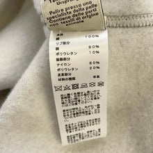 将图像加载到图库查看器中，HERMES Sweatshirt Leather Patch Metallic Color Size L GrayH467810HA Cotton90% Polyurethane10%
