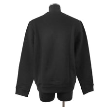 将图像加载到图库查看器中，HERMES Sweatshirt Leather Patch Metallic Color Size L MarineH467810HA Cotton90% Polyurethane10%
