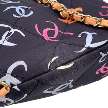 将图像加载到图库查看器中，CHANEL CC Logo Backpack Navy/MulticolorAS4810 Printed Canvas Leather
