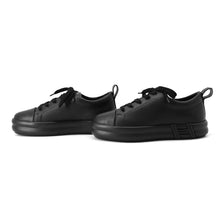 将图像加载到图库查看器中，HERMES Happy Sneakers Black Leather Size 38
