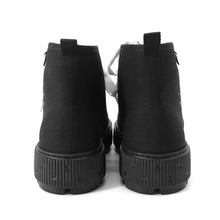 将图像加载到图库查看器中，HERMES Itinerail EncreBoots Black Canvas Size 38
