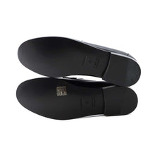 Load image into Gallery viewer, HERMES Kennedy Mocassins Loafers Black Leather Size 38
