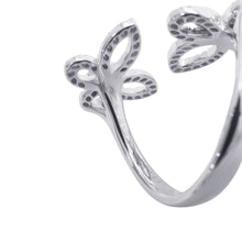 Load image into Gallery viewer, GRAFF Double Butterfly Silhouette Diamond Ring Size Approximately 8thRGR789 18K White Gold
