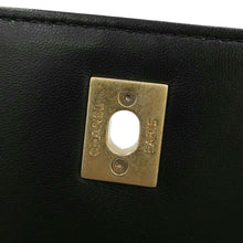 将图像加载到图库查看器中，CHANEL Matelasse Top Handle Flap Back 2WAY ChainShoulder BlackAS4233 Lambskin
