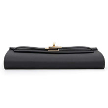 将图像加载到图库查看器中，HERMES Kelly wallet long to go Black Epsom
