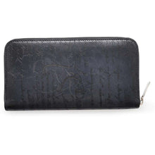 将图像加载到图库查看器中，Berluti Itauba long zip wallet Navy Leather
