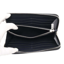 Load image into Gallery viewer, Berluti Itauba long zip wallet Navy Leather
