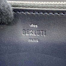 Load image into Gallery viewer, Berluti Itauba long zip wallet Navy Leather
