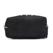 Load image into Gallery viewer, Stella McCartney Falabella Star Studded Zip Around Backpack Black468952 Polyester
