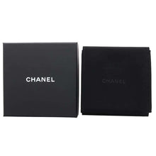 Load image into Gallery viewer, CHANEL CC Logo Earrings Black/Gold Metal
