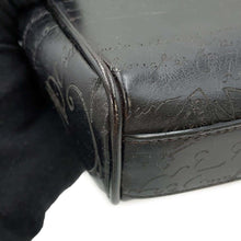 Load image into Gallery viewer, Berluti Rosewood Scritto Leather Pouch Black Calf Leather
