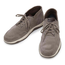 Load image into Gallery viewer, Berluti Echappee Scritto Suede Sneakers Gray/WhiteS6267-S34 suede Size 7
