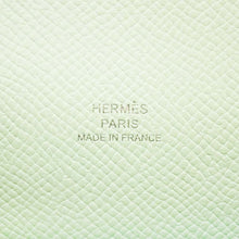 将图像加载到图库查看器中，HERMES Nap To Go VertPeppermint Epsom
