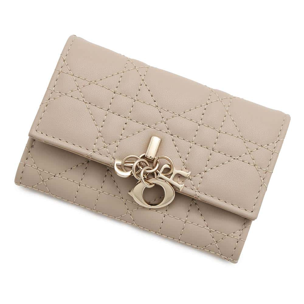 Dior My Dior Glycine Wallet Cannage PowderBeigeS0966ONMJ Lambskin