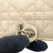 将图像加载到图库查看器中，Dior My Dior Glycine Wallet Cannage PowderBeigeS0966ONMJ Lambskin
