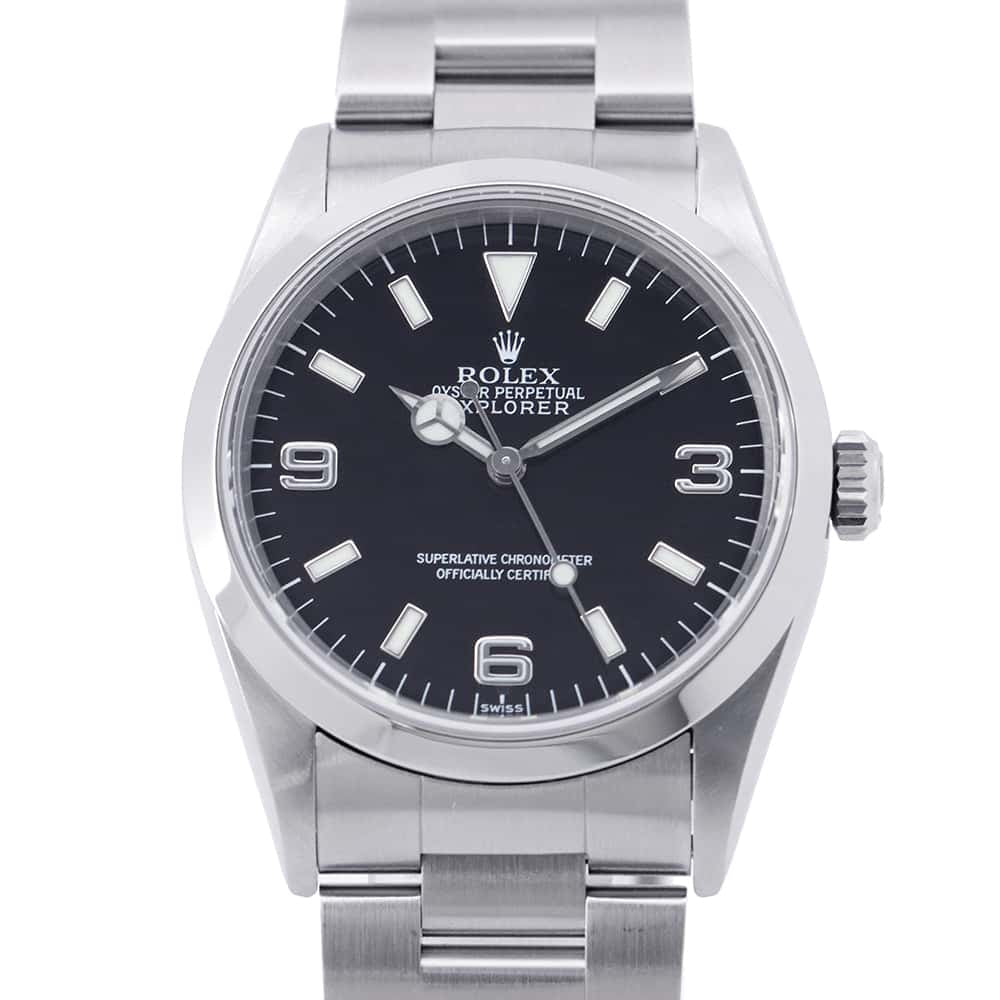 ROLEX ExplorerI W36mm Stainless Steel Black Dial14270