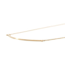 Load image into Gallery viewer, TIFFANY&amp;Co. T Smile Necklace Size Large60011651 18K Pink Gold
