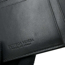 Load image into Gallery viewer, Bottega Veneta Cassette Zipper Card Case Black765460 Lambskin
