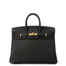 将图像加载到图库查看器中，HERMES Birkin Black Togo Leather Size 25
