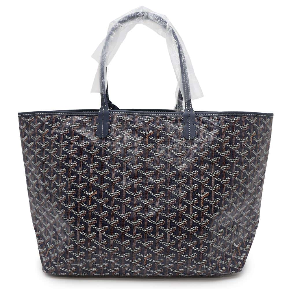 GOYARD Saint Louis Navy BlueSTLOUIPMLTY12CL12P PVC Leather Size PM