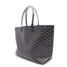 将图像加载到图库查看器中，GOYARD Saint Louis Navy BlueSTLOUIPMLTY12CL12P PVC Leather Size PM
