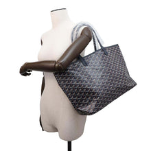 Load image into Gallery viewer, GOYARD Saint Louis Navy BlueSTLOUIPMLTY12CL12P PVC Leather Size PM
