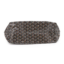 将图像加载到图库查看器中，GOYARD Saint Louis Black/NaturalSTLOUIPMLTY01CL03P PVC Leather Size PM
