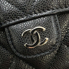 将图像加载到图库查看器中，CHANEL Matelasse Chain wallet BlackAP0238 Caviar Leather
