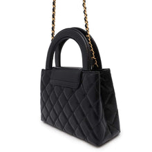 将图像加载到图库查看器中，CHANEL Shopping Bag 2way Shoulder Bag BlackAS4416 Shiny Calf Leather Size Mini
