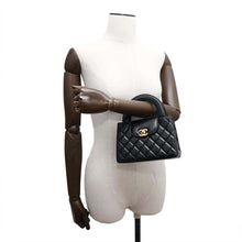 Load image into Gallery viewer, CHANEL Shopping Bag 2way Shoulder Bag BlackAS4416 Shiny Calf Leather Size Mini
