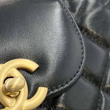 Load image into Gallery viewer, CHANEL Shopping Bag 2way Shoulder Bag BlackAS4416 Shiny Calf Leather Size Mini
