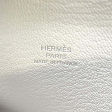 将图像加载到图库查看器中，HERMES Iliad Card Case New White Evercolor
