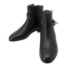 将图像加载到图库查看器中，HERMES Short boots 《Neo》 BlackH162133Z Leather Size 34
